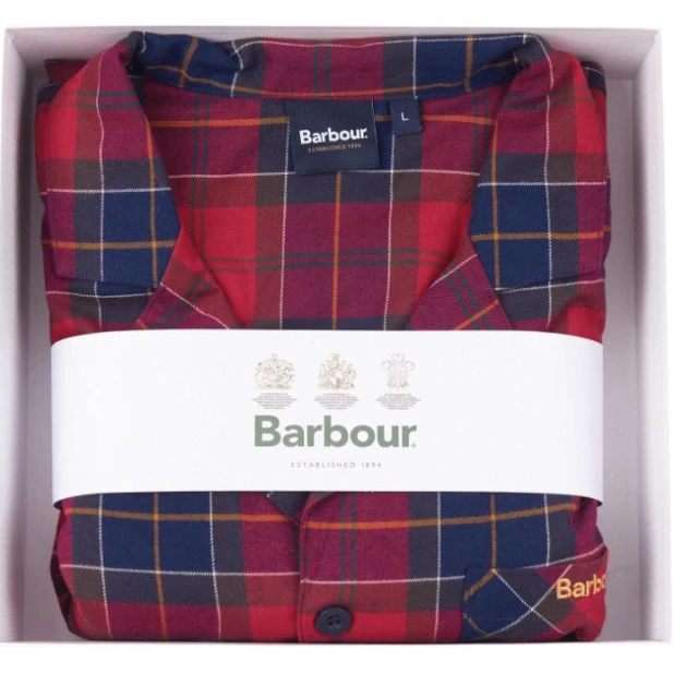 Barbour Flanel Pyjama | Rode  Tartan | www.pietkoopmans.nl