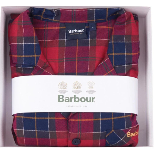 Barbour Flanel Pyjama | Rode  Tartan | www.pietkoopmans.nl