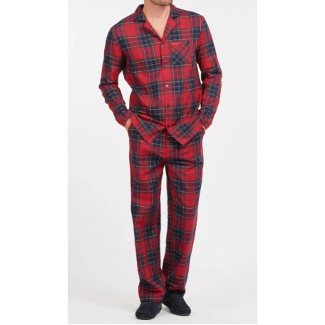 Barbour Flanel Pyjama | Rode  Tartan | www.pietkoopmans.nl