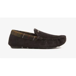 Barbour Luxe Pantoffel | Suede Brown
