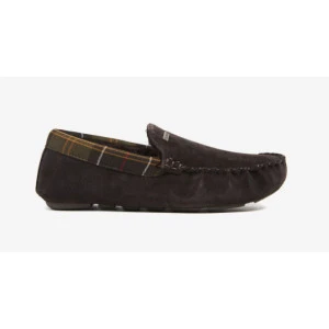 Barbour Luxe Pantoffel | Suede Brown