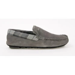 Barbour Luxe Pantoffel | Suede Grey