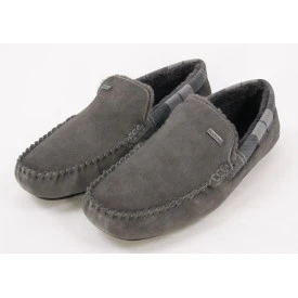 Barbour Luxe Pantoffel | Suede Grey