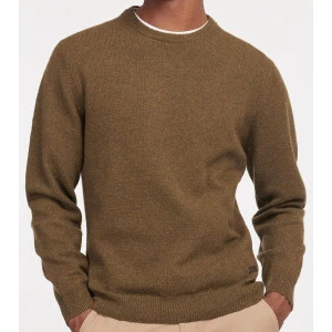 Barbour Lamswol Sweater | Willow Green