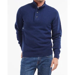 Barbour Lamswol Troye Trui | Koningsblauw