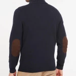 Barbour Lamswol Troye Trui | Navy | www.pietkoopmans.nl