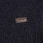 Barbour Lamswol Troye Trui | Navy | www.pietkoopmans.nl