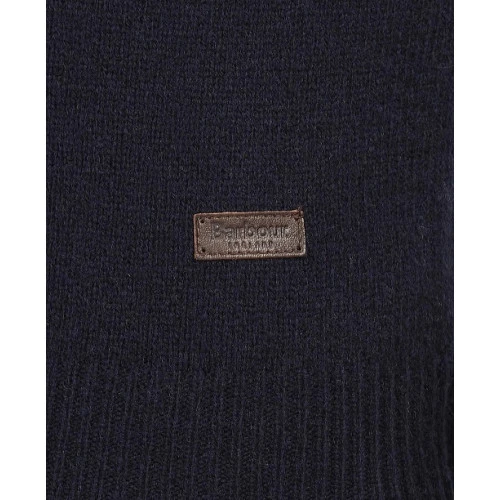 Barbour Lamswol Troye Trui | Navy | www.pietkoopmans.nl