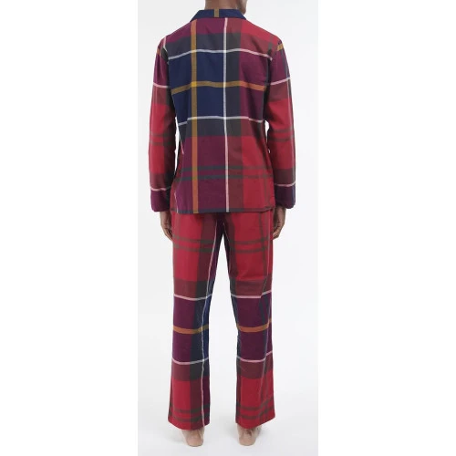 Barbour Flanel Pyjama | Laith Rood | www.pietkoopmans.nl