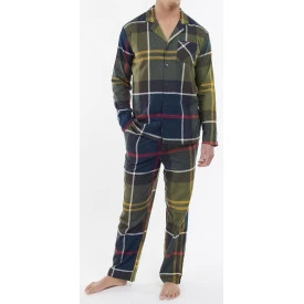 Barbour Flanel Pyjama | Laith Olijf