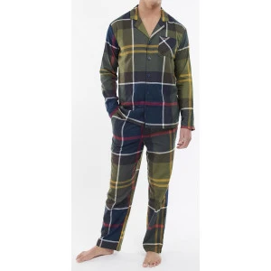 Barbour Flanel Pyjama | Laith Olijf
