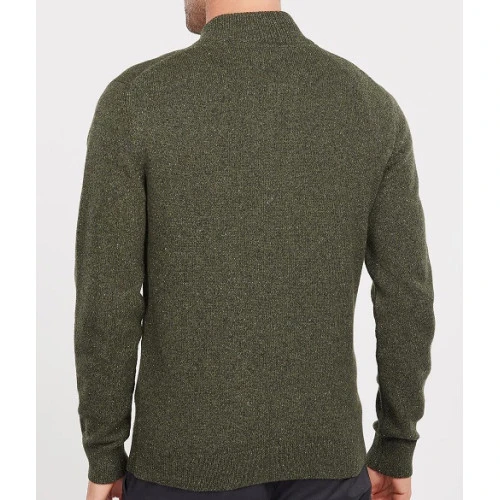 Barbour Tisbury Wollen Vest | Donker Groen | www.pietkoopmans.nl