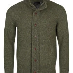Barbour Tisbury Wollen Vest | Donker Groen | www.pietkoopmans.nl