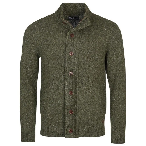 Barbour Tisbury Wollen Vest | Donker Groen | www.pietkoopmans.nl