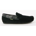 Barbour Luxe Pantoffel | Suede Zwart | www.pietkoopmans.nl