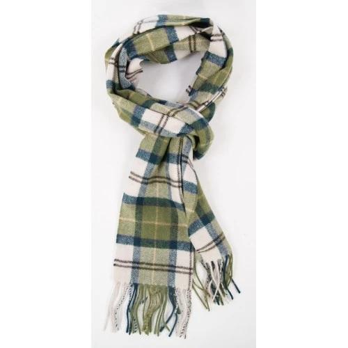 Barbour Lamswol Sjaal | Groen | www.pietkoopmans.nl