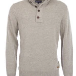 Barbour Lamswol Troye Trui | Beige | www.pietkoopmans.nl