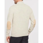 Barbour Lamswol Troye Trui | Stone | www.pietkoopmans.nl