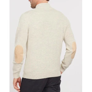 Barbour Lamswol Troye Trui | Stone