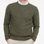 Barbour Knit Tisbury  | Groen Spikkel | www.pietkoopmans.nl