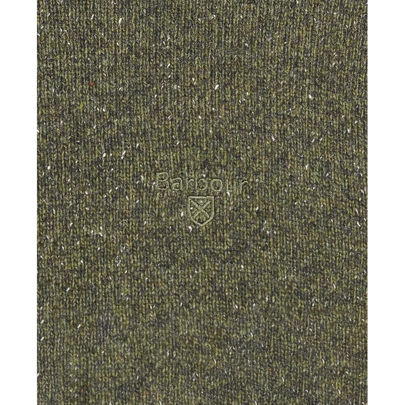 Barbour Knit Tisbury  | Groen Spikkel | www.pietkoopmans.nl