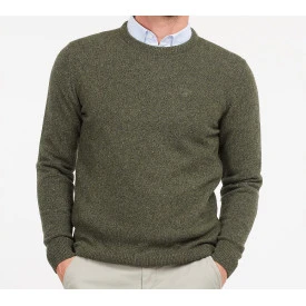 Barbour Knit Tisbury  | Groen Spikkel