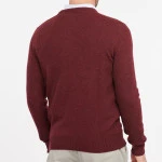 Barbour Knit Tisbury  | Bordo Spikkel | www.pietkoopmans.nl
