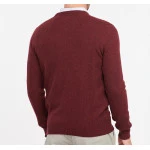 Barbour Knit Tisbury  | Bordo Spikkel | www.pietkoopmans.nl