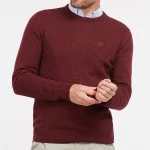 Barbour Knit Tisbury  | Bordo Spikkel | www.pietkoopmans.nl