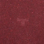 Barbour Knit Tisbury  | Bordo Spikkel | www.pietkoopmans.nl