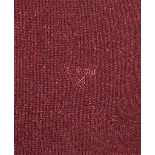 Barbour Knit Tisbury  | Bordo Spikkel | www.pietkoopmans.nl