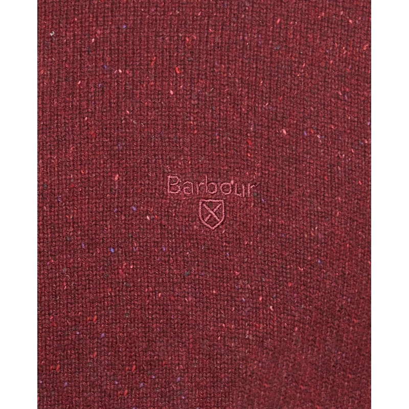 Barbour Knit Tisbury  | Bordo Spikkel | www.pietkoopmans.nl