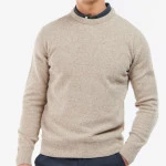 Barbour Knit Tisbury  | Beige Spikkel | www.pietkoopmans.nl