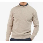 Barbour Knit Tisbury  | Beige Spikkel | www.pietkoopmans.nl