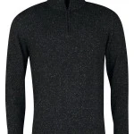 Barbour Half Zip Tisbury | Antraciet | www.pietkoopmans.nl