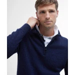 Barbour Half Zip Tisbury | Marine | www.pietkoopmans.nl