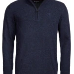 Barbour Half Zip Tisbury | Marine | www.pietkoopmans.nl