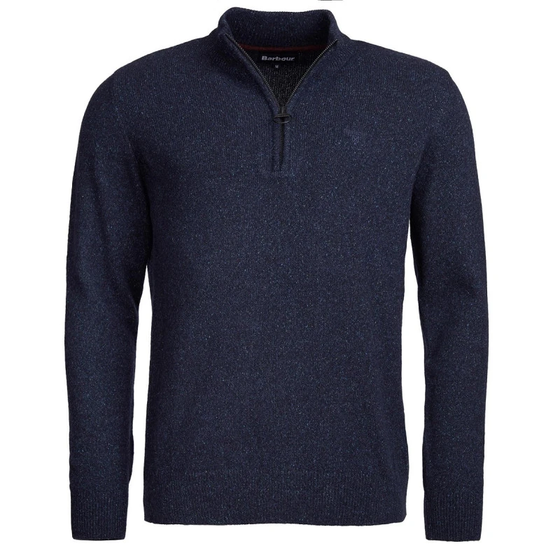 Barbour Half Zip Tisbury | Marine | www.pietkoopmans.nl