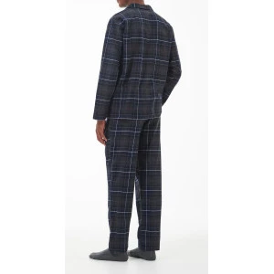 Barbour Flanel Pyjama | Black Slate Tartan