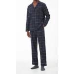 Barbour Flanel Pyjama | Black Slate Tartan | www.pietkoopmans.nl