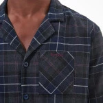 Barbour Flanel Pyjama | Black Slate Tartan | www.pietkoopmans.nl
