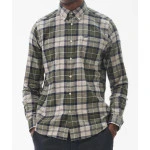 Barbour Overhemd Flanel Fortrose | Olijf | www.pietkoopmans.nl