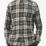 Barbour Overhemd Flanel Fortrose | Olijf | www.pietkoopmans.nl