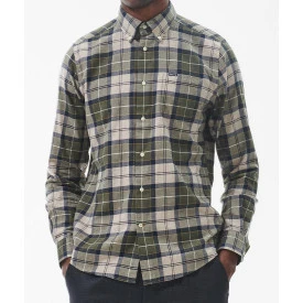 Barbour Overhemd Flanel Fortrose | Olijf