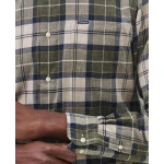 Barbour Overhemd Flanel Fortrose | Olijf | www.pietkoopmans.nl
