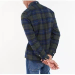 Barbour Overhemd Flanel Kyeloch | Olive Night | www.pietkoopmans.nl