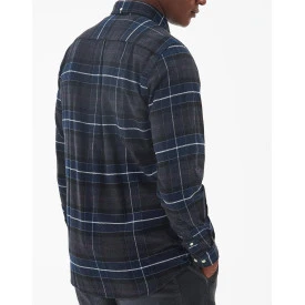 Barbour Overhemd Flanel Kyeloch| Black Slate