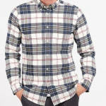 Barbour Overhemd Flanel Ronan | Ecru | www.pietkoopmans.nl