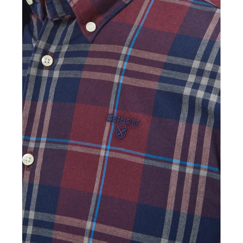 Barbour Overhemd Flanel Edgar | Port | www.pietkoopmans.nl