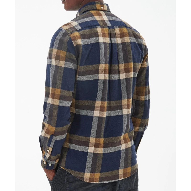 Barbour Overhemd Flanel Folley | Marine | www.pietkoopmans.nl